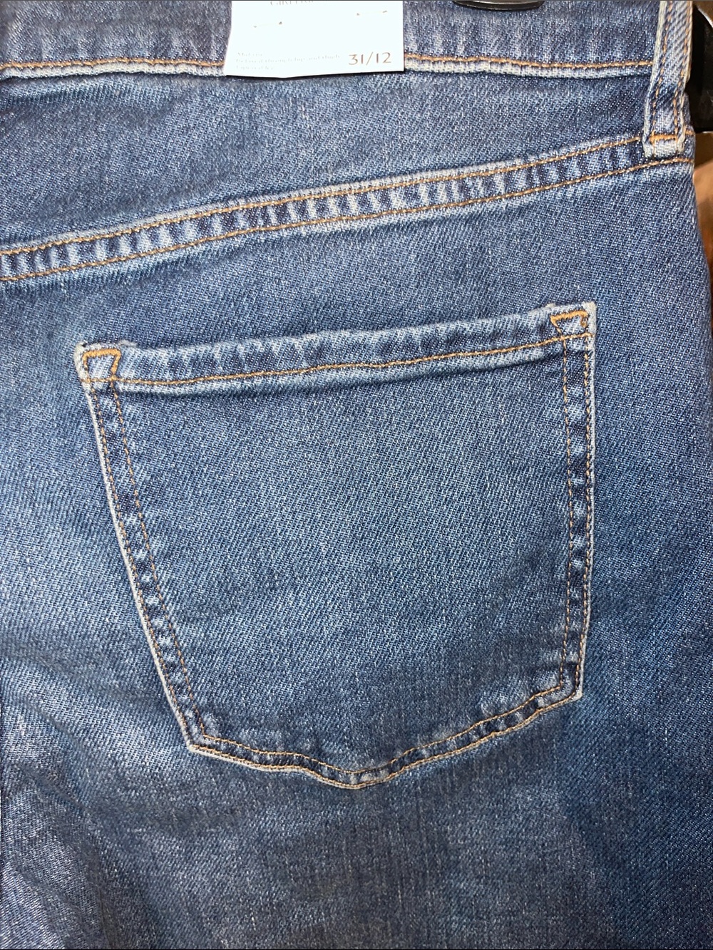 Banana Republic Girlfriend mid-rise Jeans Women 31/12 Blue Denim - Picture 11 of 11